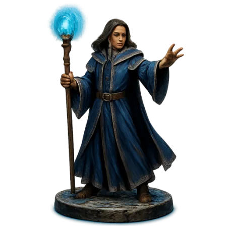 Vex the wizard miniature