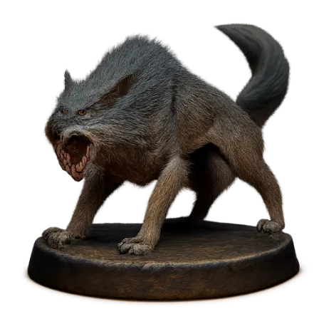 wolf miniature